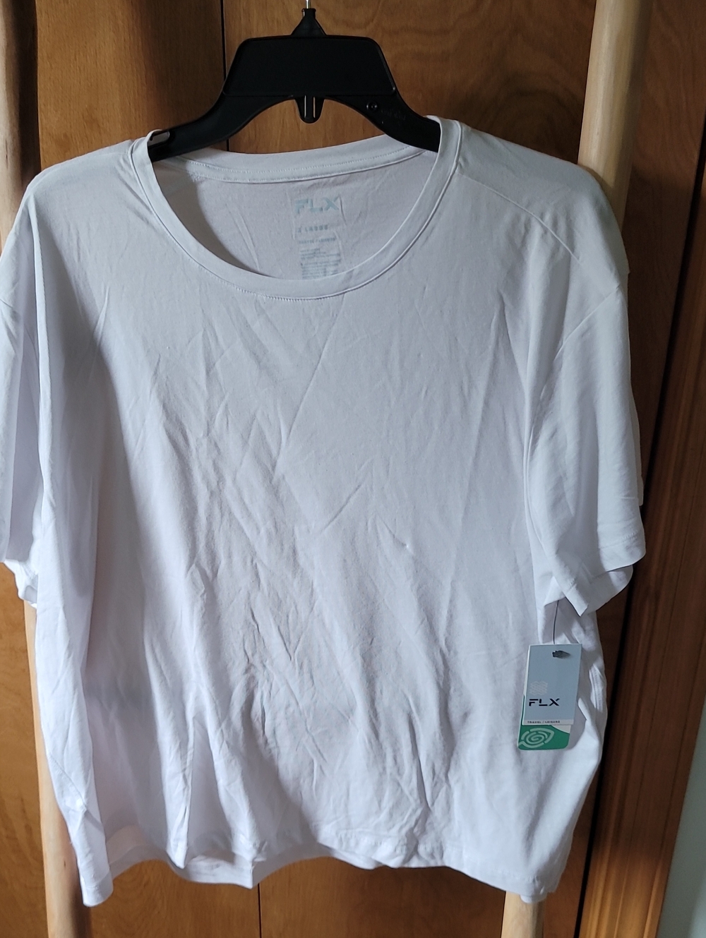 FLX Women's Short Sleeve Crew Tee in White